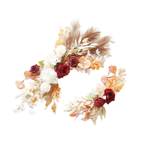 Wedding Decoration Arch Flower Welcome Water Sign Flower Artificial Flowers Swag In Australia - Darrahopens