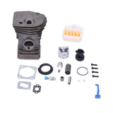 340 345 350 Cylinder Piston Air Filter Paper Pad Intake Pipe Spark Plug Pressure Reducing Valve 40mm for HUSQVARNA