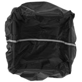 Bike Basket Cover Black Snow Defence Waterproof Dustproof Lightweight Reflect Light Bike Basket Liner