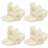 15pcs Greenhouses Pulley Plastic White Durable Ventilator Pulley Wheel for Agriculture Livestock Farms Greenhouses