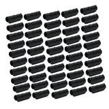 50PCS 10cm Greenhouse Film Clamp Heat Resistant Tube Clip Gardening Frame Pipe Clip for GardenBlack