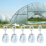 25pcs Pulley Durable Wearable Small Compact Easy Replaceable Convenient Practical Greenhouse Equipment for Agriculture