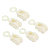 25pcs Livestock Fixed Pulley Plastic Greenhouse Pulley Accessories for Most Chicken Houses Farm
