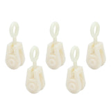 25pcs Livestock Fixed Pulley Plastic Greenhouse Pulley Accessories for Most Chicken Houses Farm