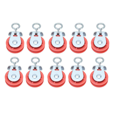 10pcs Waterline Fixed Pulley Medium Metal Automatic Poultry Products for Livestock Farm Chicken House In Australia - Darrahopens