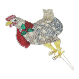 Christmas Chicken Shape Decorative LED Lights Light Up Christmas Decor with Scarf for Indoor Outdoor Room Yard In Australia - Darrahopens