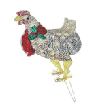 Christmas Chicken Shape Decorative LED Lights Light Up Christmas Decor with Scarf for Indoor Outdoor Room Yard In Australia - Darrahopens