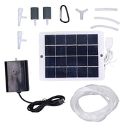 Solar Oxygen Pump Multi Purpose Convenient Installation Easy to Carry Portable Fishing Aerator Pump for Aquariums In Australia - Darrahopens