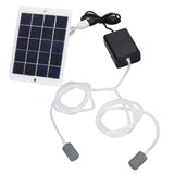 Solar Oxygen Pump Multi Purpose Convenient Installation Easy to Carry Portable Fishing Aerator Pump for Aquariums