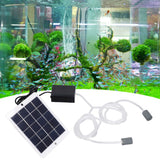 Solar Oxygen Pump Multi Purpose Convenient Installation Easy to Carry Portable Fishing Aerator Pump for Aquariums