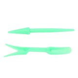 20Sets Small Seed Planter Strong Practicality Small Portable Comfortable to Use Seedling Remover for Vegetable PlantingGreen