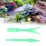 20Sets Small Seed Planter Strong Practicality Small Portable Comfortable to Use Seedling Remover for Vegetable PlantingGreen