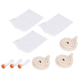 3Sets Saliva Sampling Rope Strong Practicability Complete Tools Soft Cotton Rope Swine Fever Detection Tool for Pigs