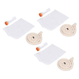 3Sets Saliva Sampling Rope Strong Practicability Complete Tools Soft Cotton Rope Swine Fever Detection Tool for Pigs