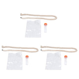3Sets Saliva Sampling Rope Strong Practicability Complete Tools Soft Cotton Rope Swine Fever Detection Tool for Pigs