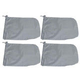 4PCS Car Rearview Mirror Protective Cover 190T Polyester Taffeta Faucet Frost Guard CoverGrey In Australia - Darrahopens