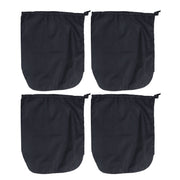 4PCS Car Rearview Mirror Protective Cover 190T Polyester Taffeta Faucet Frost Guard CoverBlack