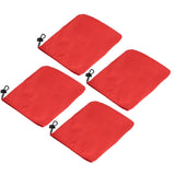4PCS Car Rearview Mirror Protective Cover 190T Polyester Taffeta Faucet Frost Guard CoverRed