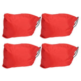 4PCS Car Rearview Mirror Protective Cover 190T Polyester Taffeta Faucet Frost Guard CoverRed