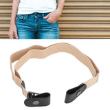 Buckle Free Stretch Belt Adjustable Japanese Lazy Invisible Traceless Belts for WomenKhaki