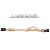 Buckle Free Stretch Belt Adjustable Japanese Lazy Invisible Traceless Belts for WomenKhaki