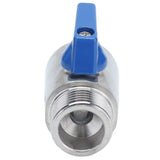 5/8 Inch BSP PN63 Mini Ball Valve 304 Stainless Steel Mini Sanitary Female To Male Ball Valve for Beer Homebrew Tap Head