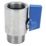 5/8 Inch BSP PN63 Mini Ball Valve 304 Stainless Steel Mini Sanitary Female To Male Ball Valve for Beer Homebrew Tap Head