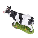 Animals Figures Statue Resin Miniature Cow Figurines for Desktop Garden Decoration In Australia - Darrahopens