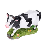 Animals Figures Statue Resin Miniature Cow Figurines for Desktop Garden Decoration In Australia - Darrahopens