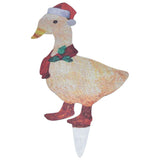 Light Up Duck Decor Metal Duck Garden Stake with Decorative Light String for Outdoor Ornament In Australia - Darrahopens