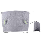Windshield Cover Waterproof Snowproof Large Coverage Area Universal Windshield Protector with Reflective StripsGrey In Australia - Darrahopens