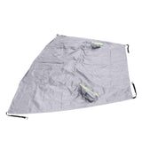 Windshield Cover Waterproof Snowproof Large Coverage Area Universal Windshield Protector with Reflective StripsGrey In Australia - Darrahopens