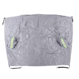 Windshield Cover Waterproof Snowproof Large Coverage Area Universal Windshield Protector with Reflective StripsGrey In Australia - Darrahopens