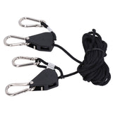 2PCS 1/8in Grow Light Rope Hanger Adjustable Heavy Duty Rope Clip Hanger High Strength Rope Hanger