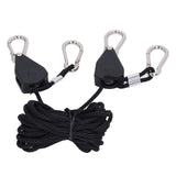 2PCS 1/8in Grow Light Rope Hanger Adjustable Heavy Duty Rope Clip Hanger High Strength Rope Hanger