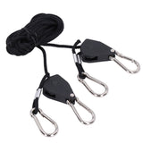 2PCS 1/8in Grow Light Rope Hanger Adjustable Heavy Duty Rope Clip Hanger High Strength Rope Hanger