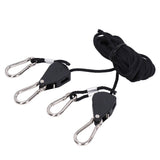 2PCS 1/8in Grow Light Rope Hanger Adjustable Heavy Duty Rope Clip Hanger High Strength Rope Hanger