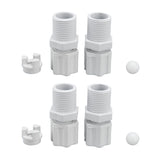 2Set Check Valve Inlet Fitting Adapter Assembly Swimming Pool Cleaning Accessories for HAYWARD CL200 CL220