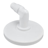 Skimmer Vacuum Plate with 90 ° Elbow Plastic Pool Vacuum Plate Replacement for Hayward