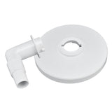 Skimmer Vacuum Plate with 90 ° Elbow Plastic Pool Vacuum Plate Replacement for Hayward