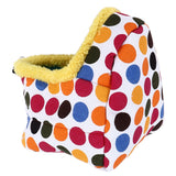 Pet Hamster Cave Bed Soft Comfortable Foldable Portable Thick Warm Easy Cleaning Small Animal House