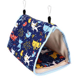 Warm Bird Nest Soft Thickened Foldable Bird Hanging Bed Toy with Hook for Parrots Parakeets In Australia - Darrahopens
