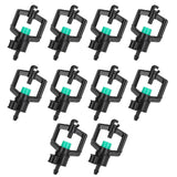 10pcs Watering Drippers 4mm Stable Plastic Irrigation Sprinkler Nozzles with Accessories for Gardening Agriculture In Australia - Darrahopens