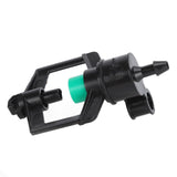 10pcs Watering Drippers 4mm Stable Plastic Irrigation Sprinkler Nozzles with Accessories for Gardening Agriculture