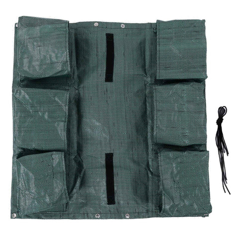 Hanging Garden Double Sided Planter Grow Bags Breathable with 6 Pockets for Garden Fence Home Balcony Decoration In Australia - Darrahopens