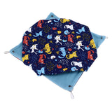 Pet Double Layer Warm Hammock Safe Warm Foldable Hanging Pet Sleeping Bag for Small Pets Hamster