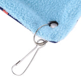 Pet Double Layer Warm Hammock Safe Warm Foldable Hanging Pet Sleeping Bag for Small Pets Hamster
