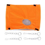 Bird Warm Nest Thermal Plush Cage Hanging Bed Hamster Double Layer Hammock for Winter Cold WeatherOrange In Australia - Darrahopens