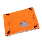 Bird Warm Nest Thermal Plush Cage Hanging Bed Hamster Double Layer Hammock for Winter Cold WeatherOrange In Australia - Darrahopens
