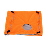 Bird Warm Nest Thermal Plush Cage Hanging Bed Hamster Double Layer Hammock for Winter Cold WeatherOrange In Australia - Darrahopens
